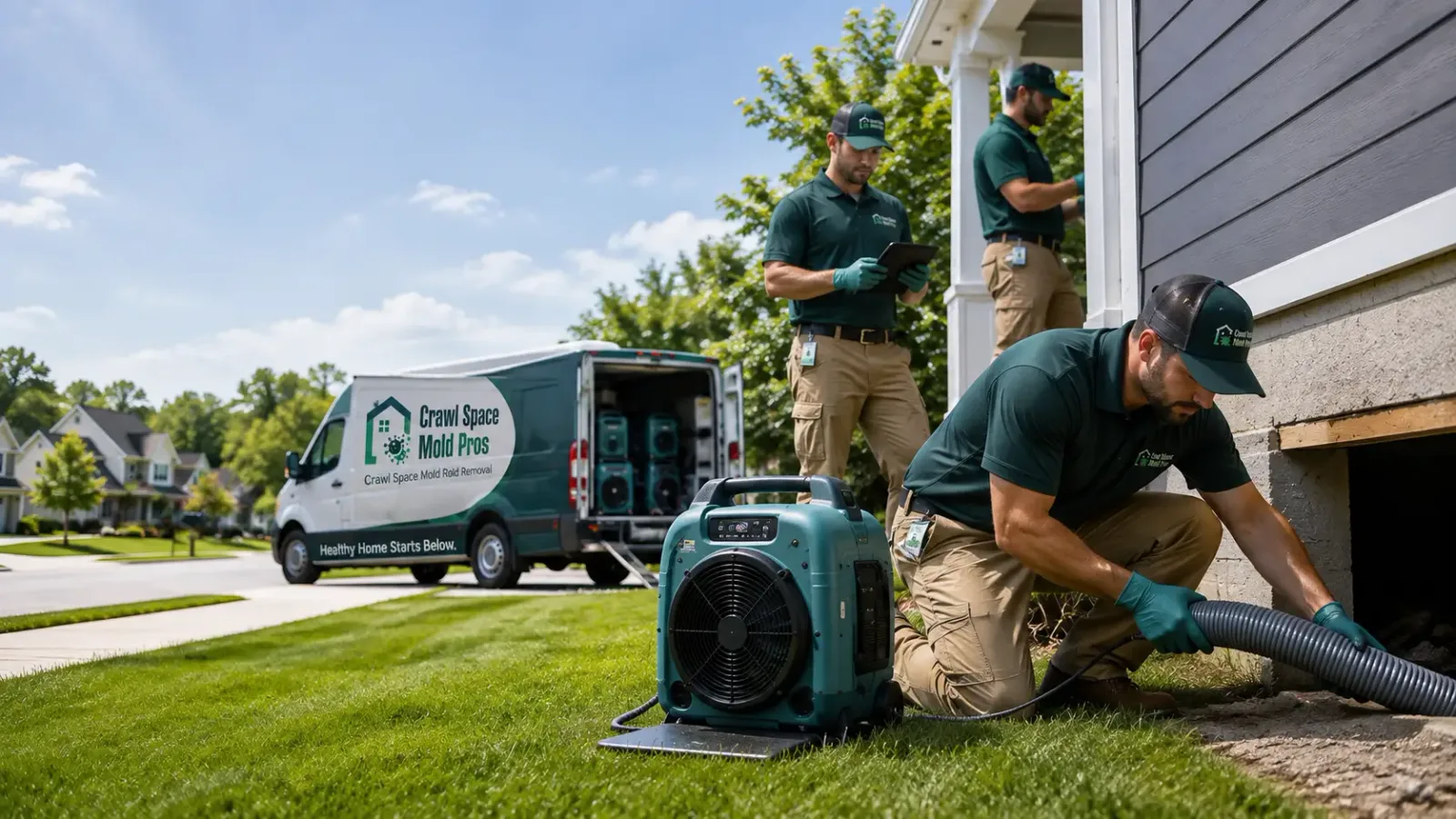 Crawl Space Mold Removal in Bear Creek, WI